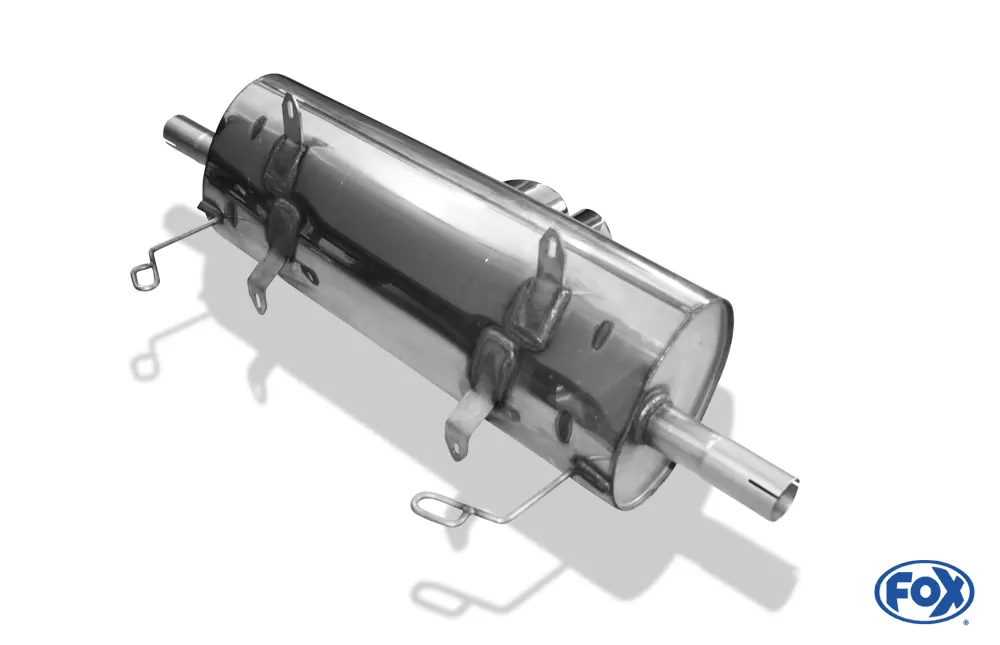 Porsche Boxster Typ 986  Endschalldämpfer mittig - 2x115x85 Typ 38 mittig