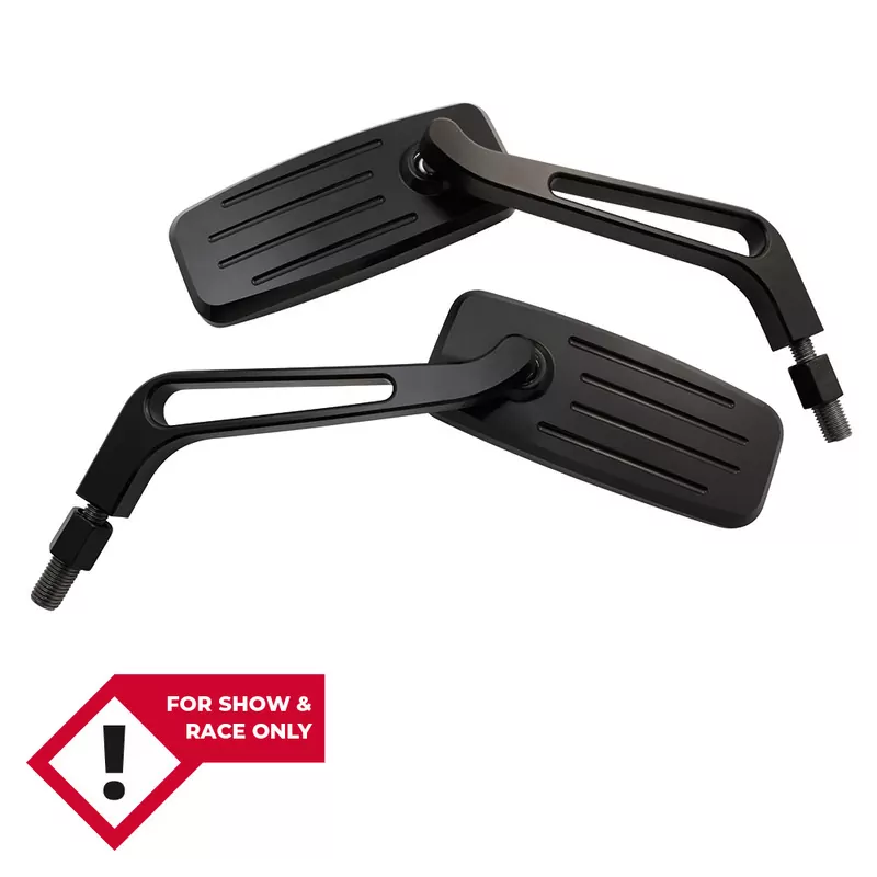 HIGHSIDER pro Handlebar Mirror Action Black (Pair)