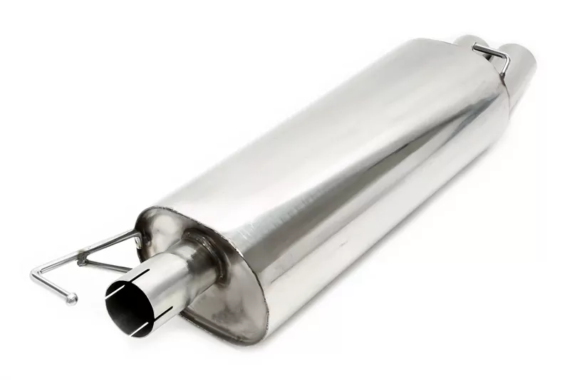 TA Technix Endschalldämpfer 2x76mm rund/gebördelt aus Edelstahlanlage EVOG4A-xx