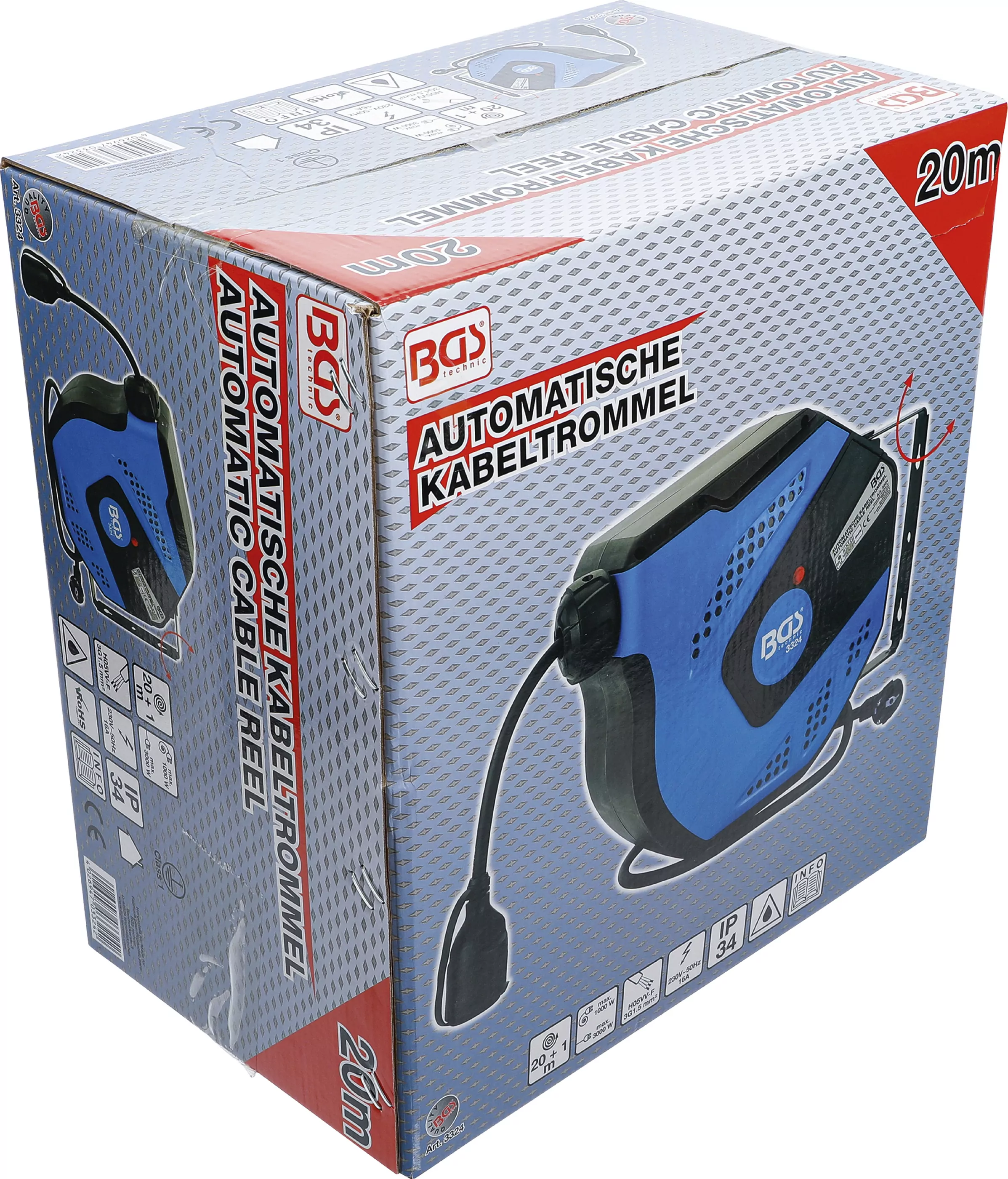 Automatische Kabeltrommel | 20 m