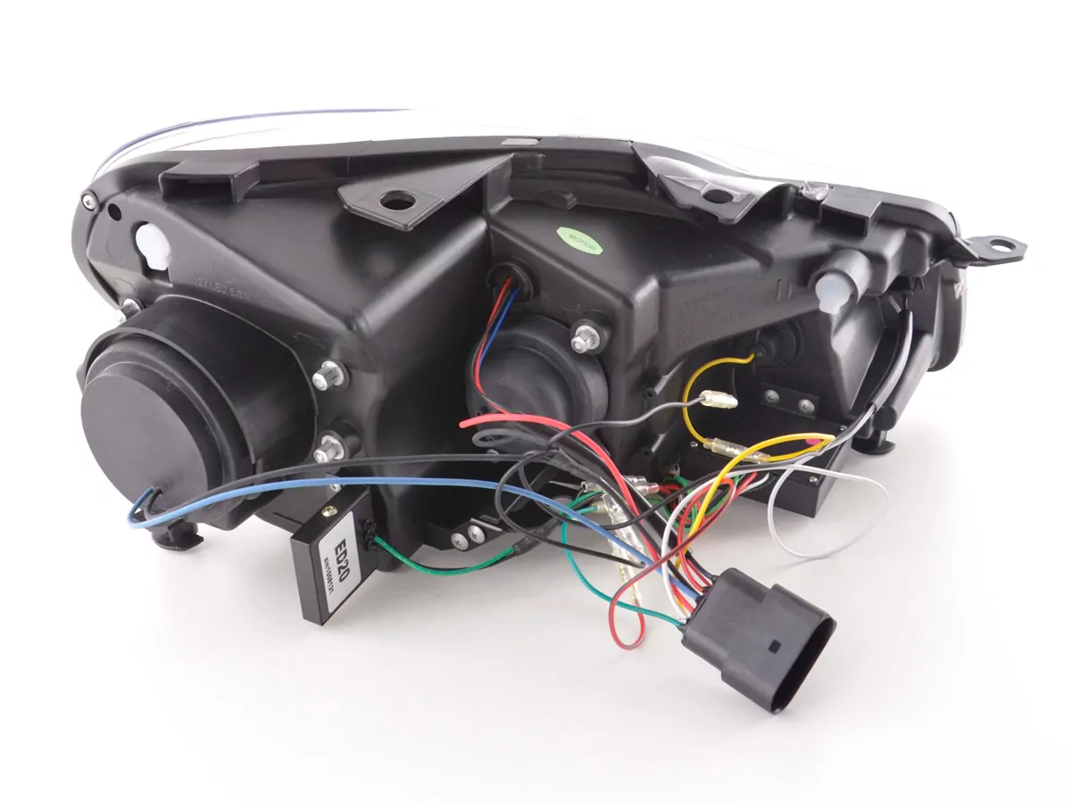 Scheinwerfer Set Daylight LED Tagfahrlicht VW Golf 6 Typ 1K Bj. 08- chrom