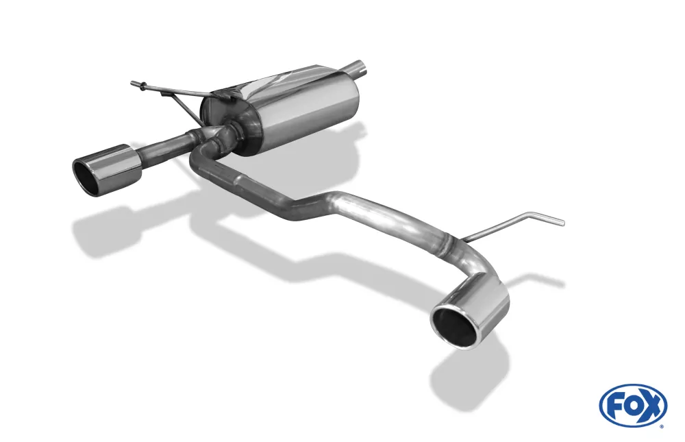 Dacia Duster 4x2 - Facelift  Endschalldämpfer Ausgang rechts/links - 1x90 Typ 16 rechts/links