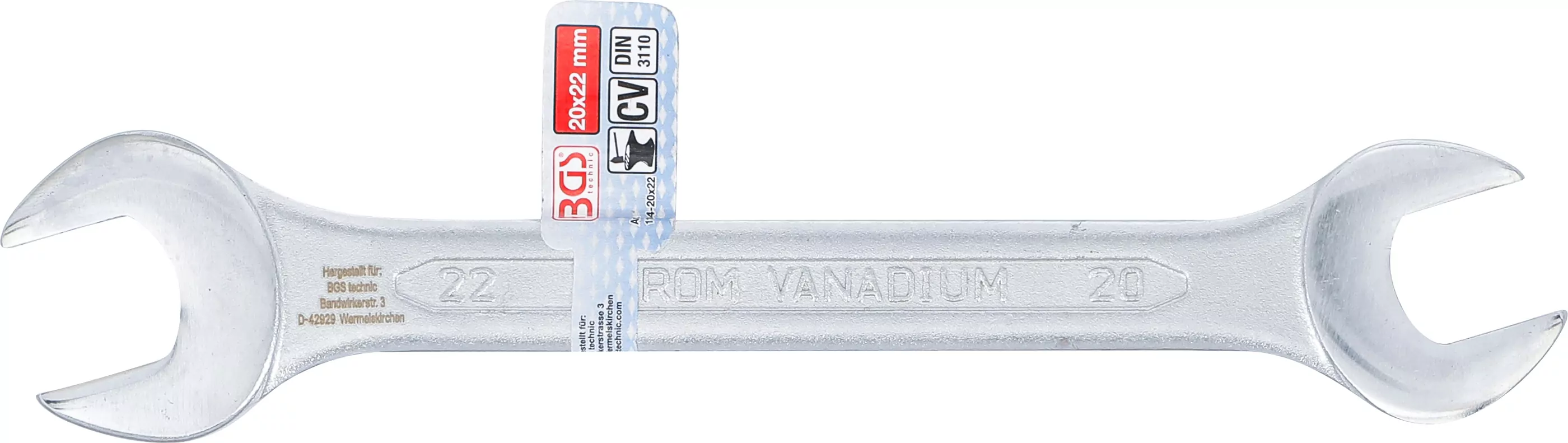 Doppel-Maulschlüssel | SW 20 x 22 mm