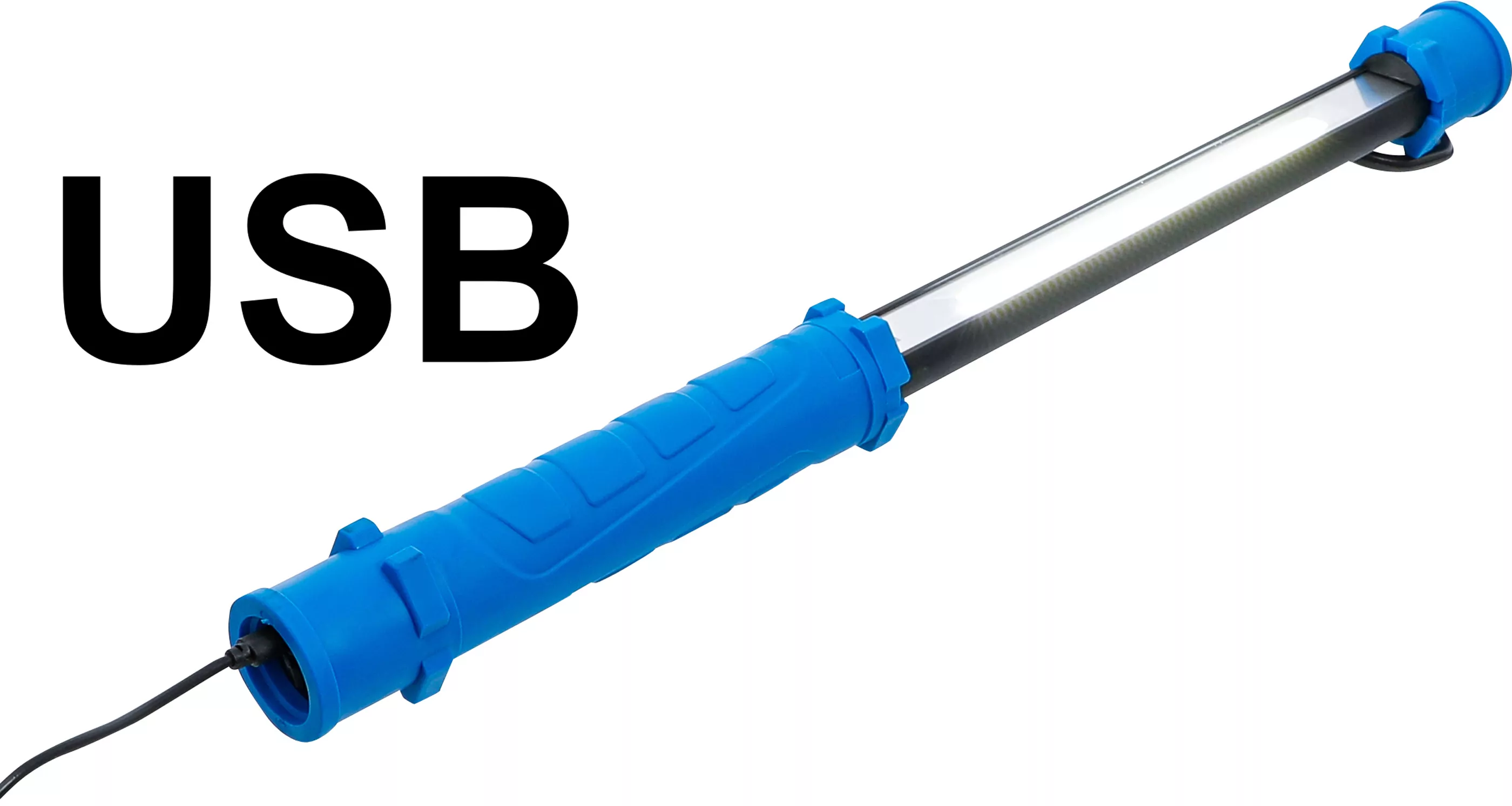 COB-LED-Motorhauben-Leuchte mit Akku & Expanderhalterung | 2 COB-LED Arbeits-Handleuchten