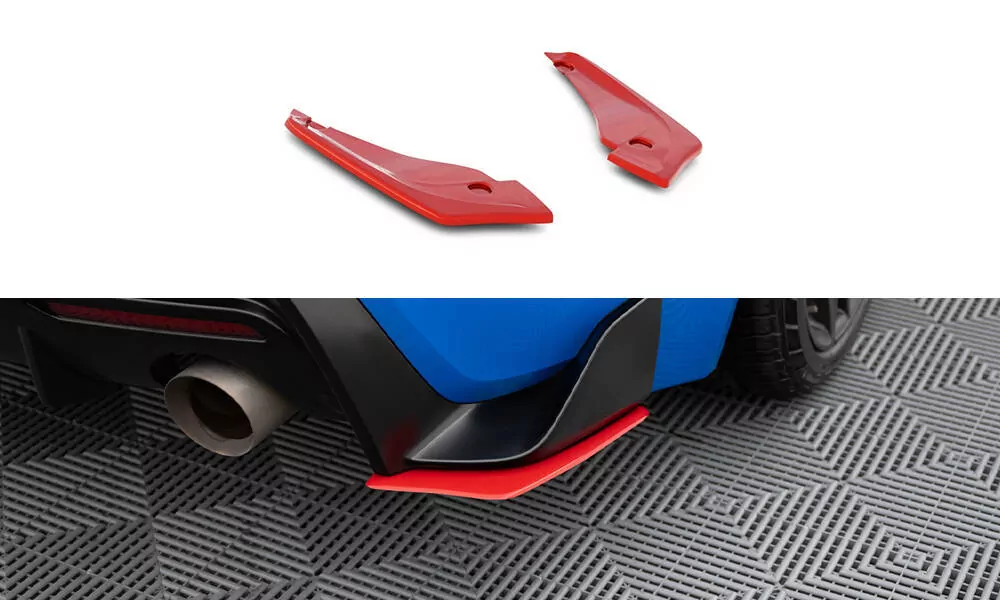 Heck Ansatz Flaps Diffusor Passend Für Diffusor V.2 Passend Für Toyota Supra Mk5 Schwarz Hochglanz Schwarz Hochglanz