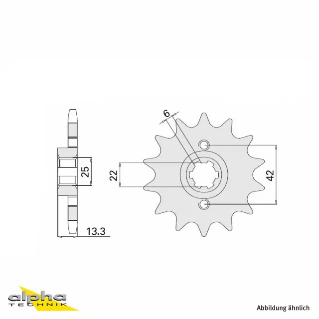 Kettensatz Teilung 525 DEX für Honda CB 450 S 45 PS Typ PC17