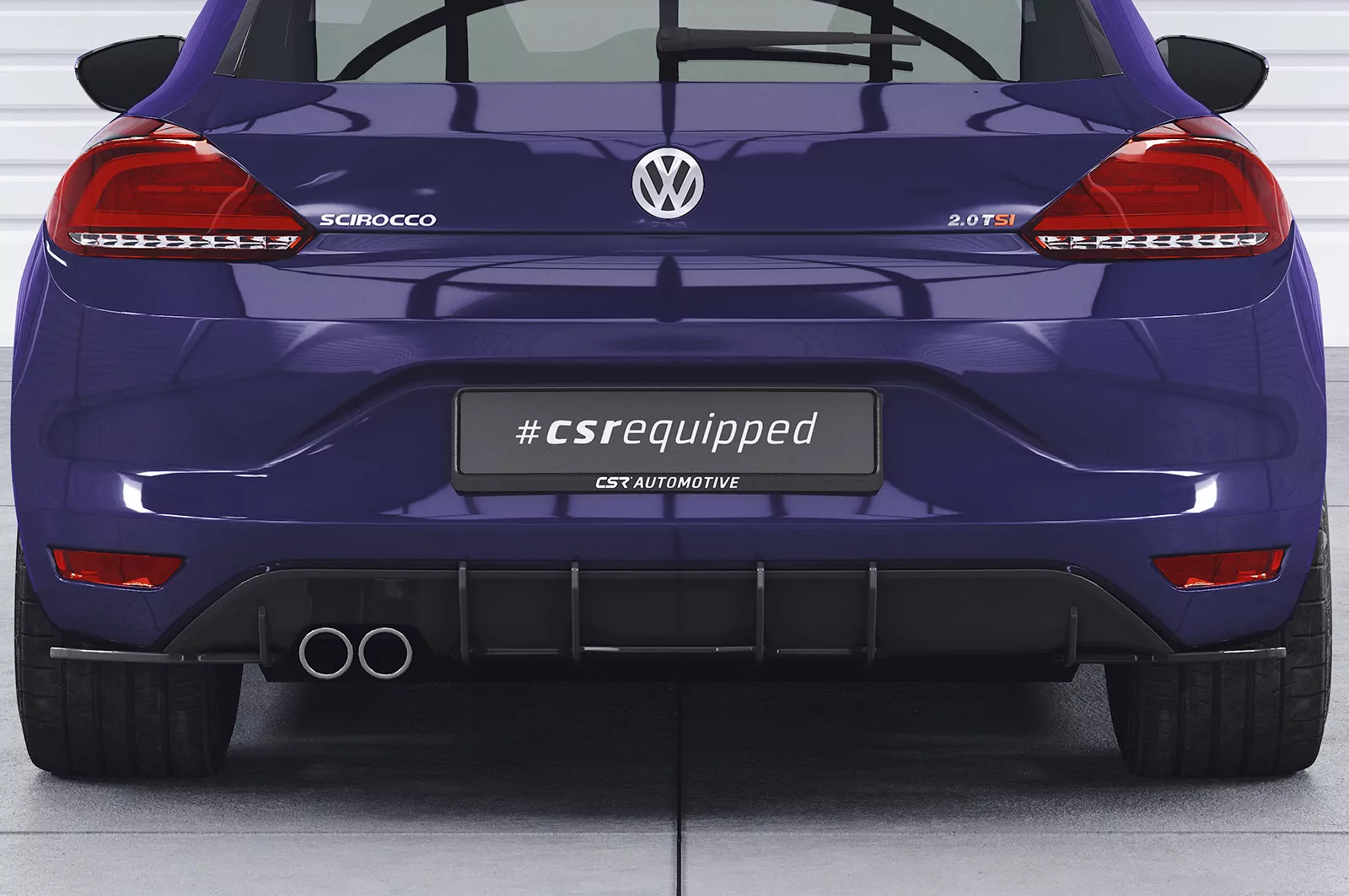 Racing Diffusor / Heckansatz für VW Scirocco 3 HA349