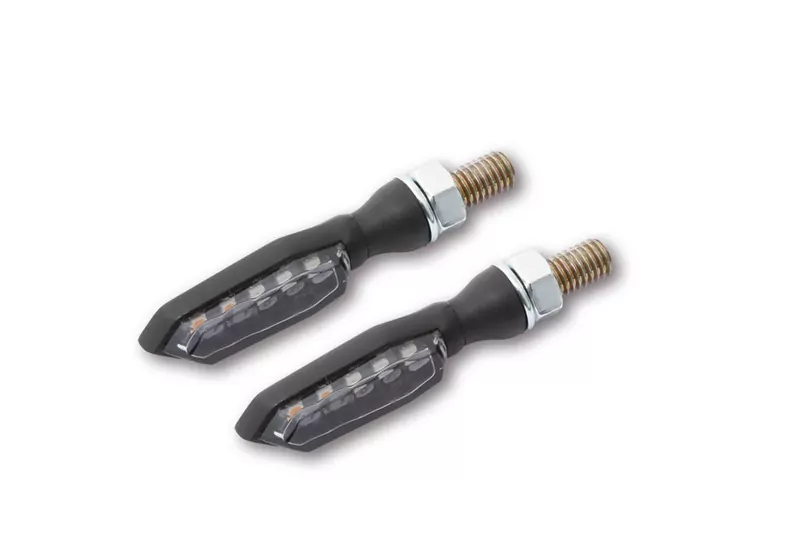 HIGHSIDER pro Sonic-X1 LED Rück-, Bremslicht, Blinker Schwarz/Getönt 3in1, E-Geprüft (Paar)