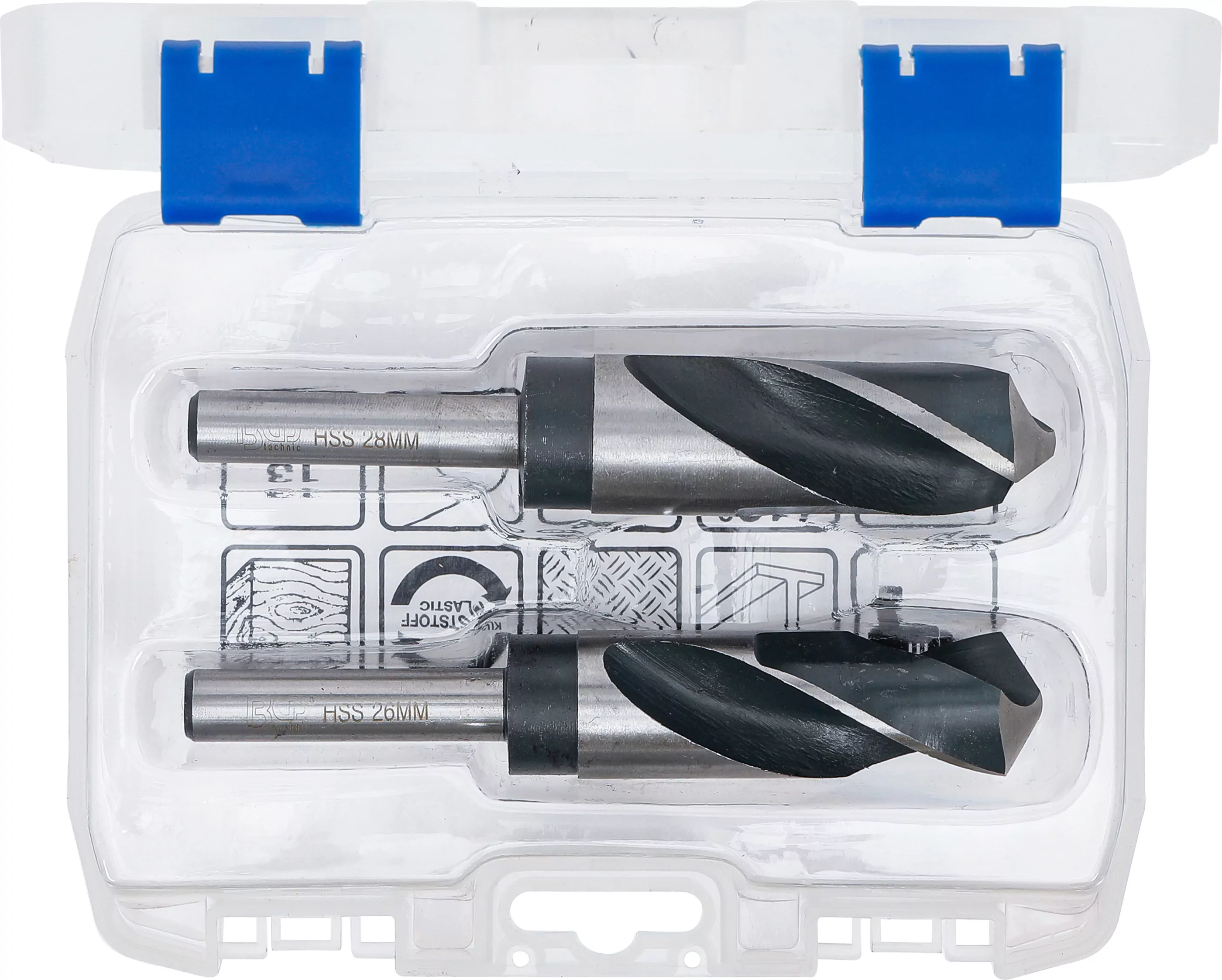 HSS-Bohrer-Satz | 26 - 28 mm | 2-tlg.