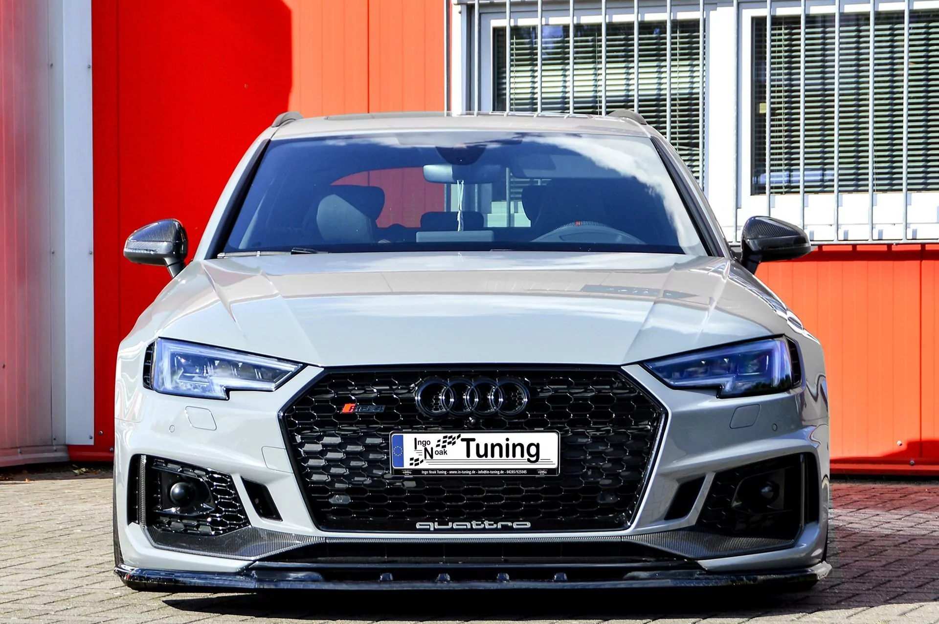 Cup Frontspoilerlippe für Audi RS4 B9 Bj. 2015-2020