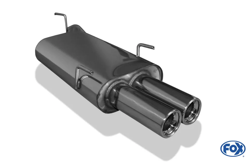 Opel Vectra B - Bj. ab 9/99`  Endschalldämpfer Ø55mm - 2x80 Typ 13