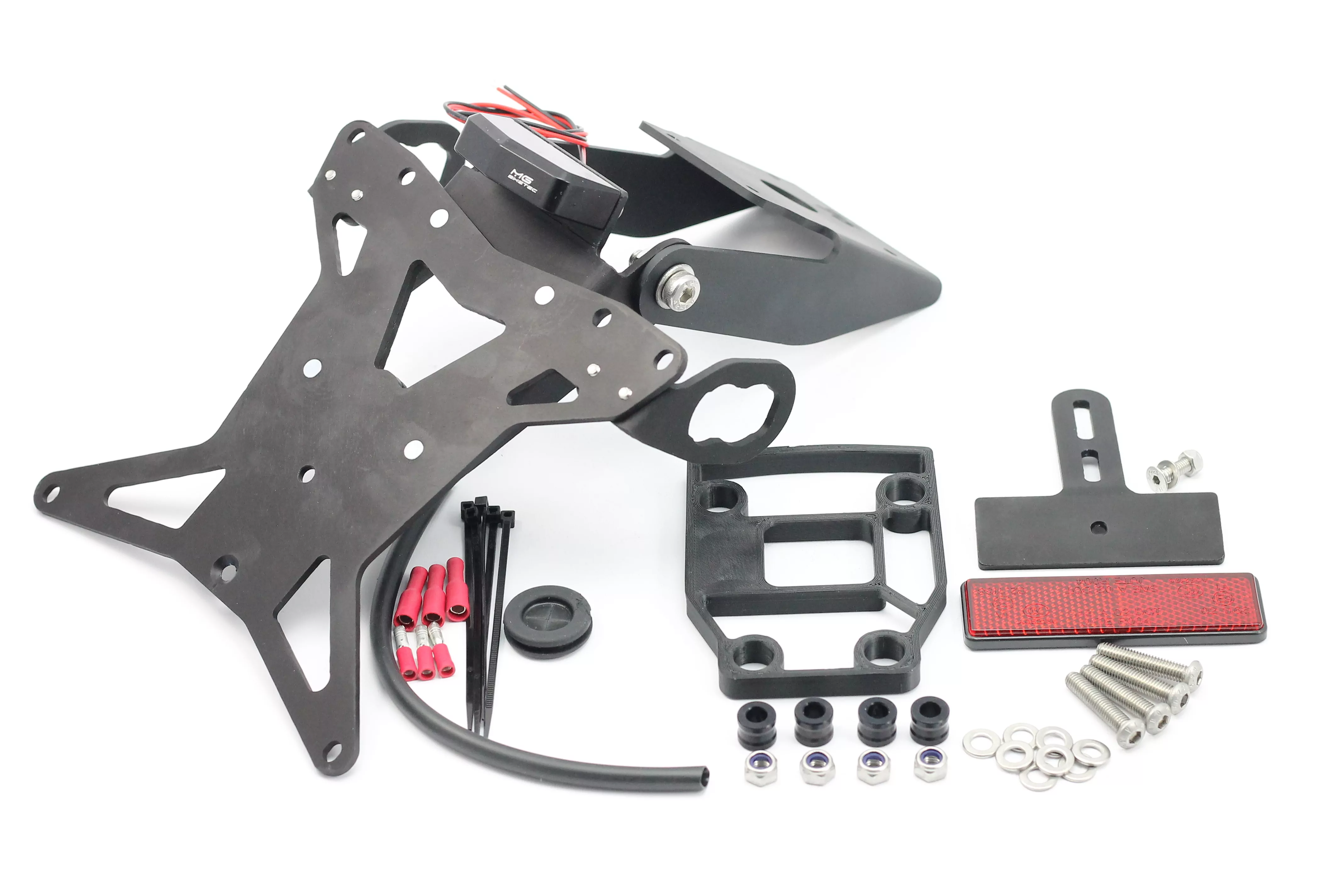 MG Biketec Kennzeichenhalter für Kawasaki Z 900 ab 2017-2019