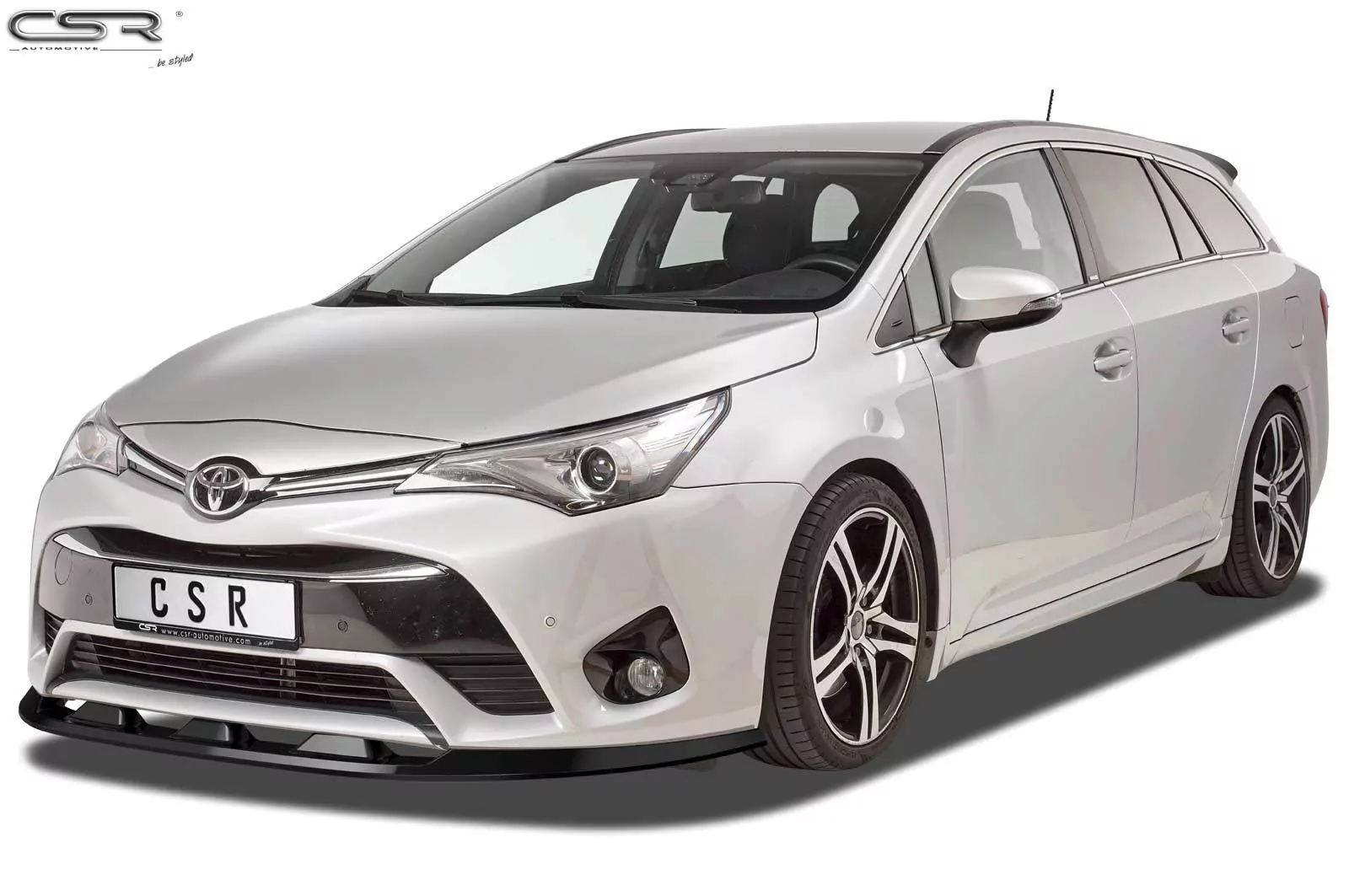 Cup-Spoilerlippe mit ABE für Toyota Avensis (T27) CSL449-M Carbon Look (matt)