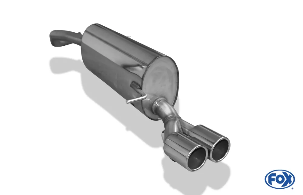 VW Polo 6R GTI  Endschalldämpfer - 2x76 Typ 12