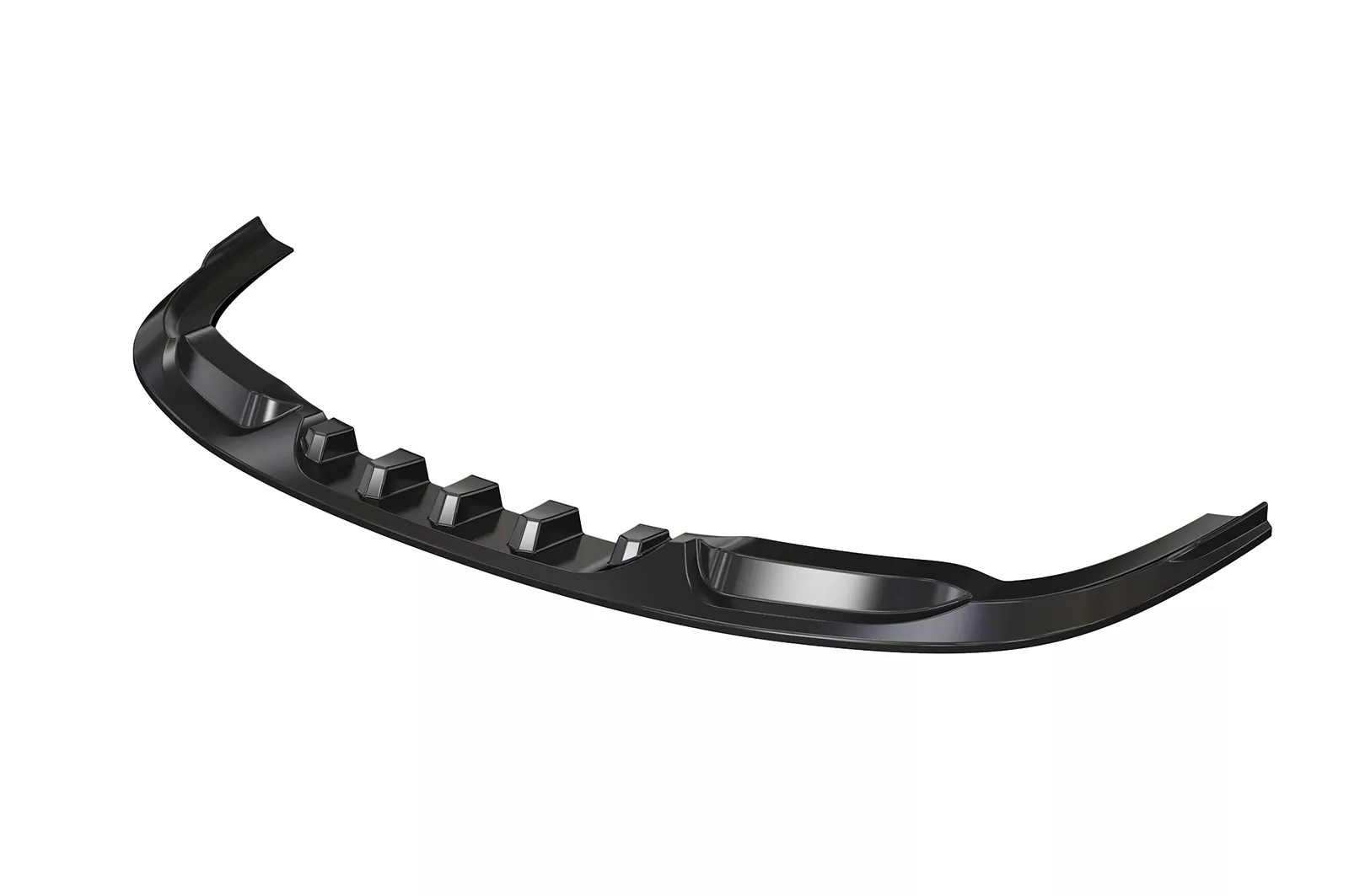 Cup-Spoilerlippe mit ABE für VW Passat B6 R36 CSL343 Strukturiert (schwarz matt)