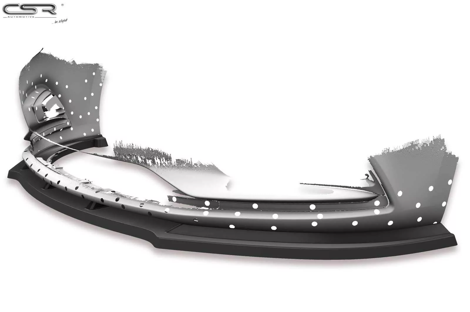 Cup-Spoilerlippe mit ABE für Opel Astra K CSL180-M Carbon Look (matt)