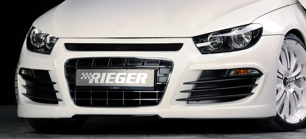 Rieger Spoilerstoßstange für VW Scirocco 3 (13) - 2-tür. 08.08-04.14 (bis Facelift) carbon optik