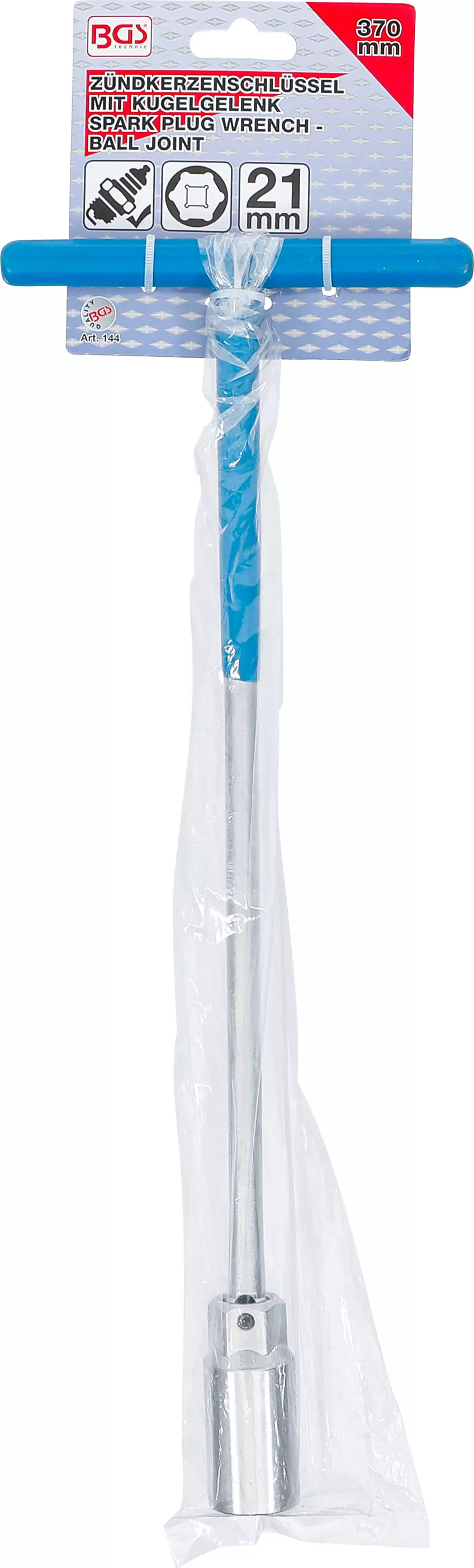 Zündkerzenschlüssel mit T-Griff, Kugelgelenk | SW 20,8 mm