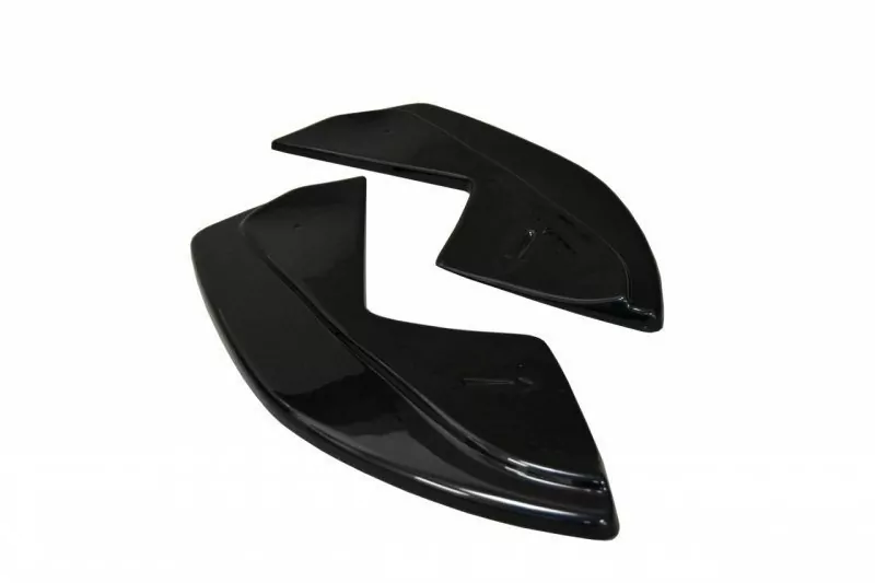 Heck Ansatz Flaps Diffusor Passend Für Diffusor Passend Für CITROEN DS5 FL, Vor FL Schwarz Hochglanz Schwarz Hochglanz