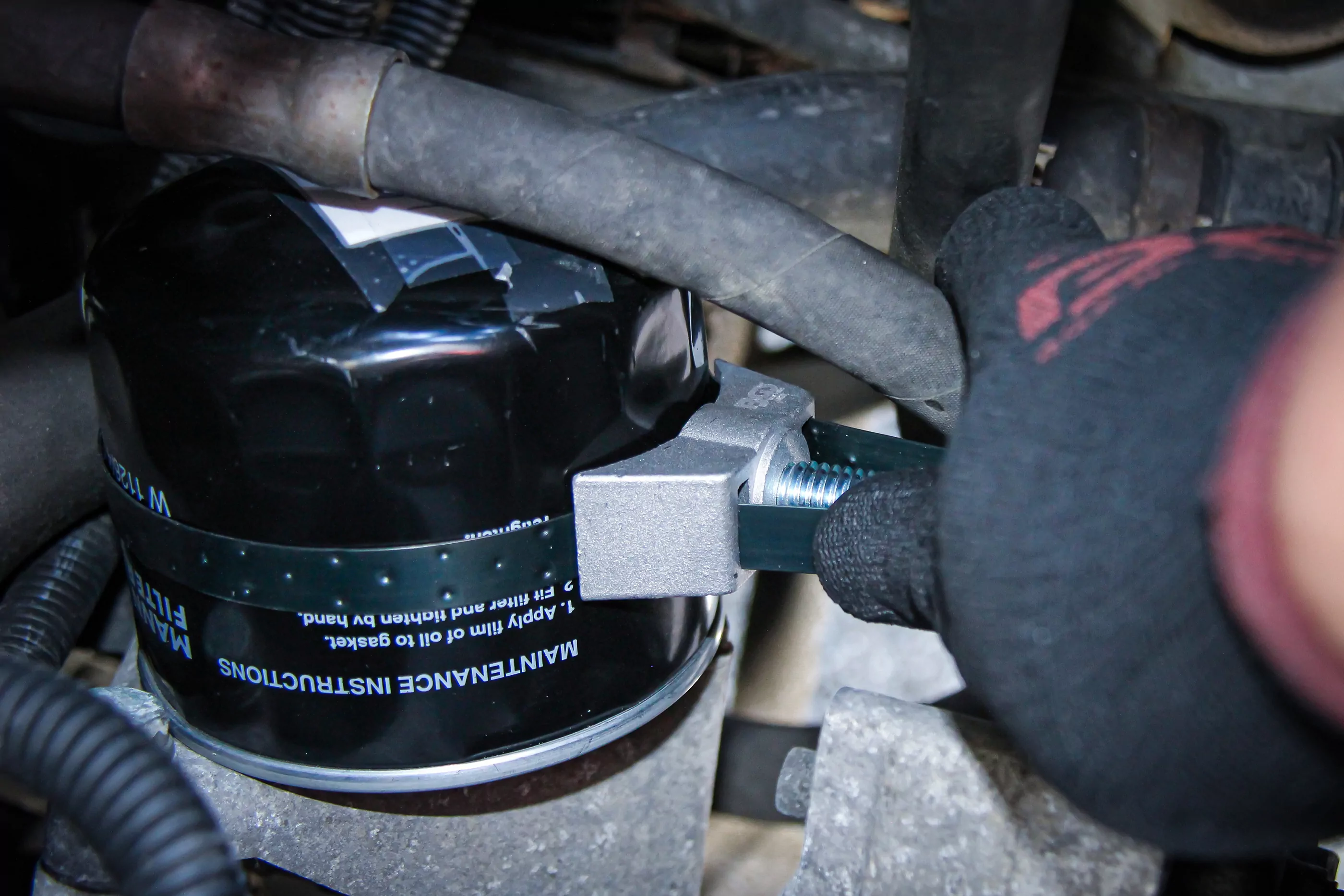 Ölfilter-Bandschlüssel | Federbandstahl | Alu-Druckguss | Ø 110 - 155 mm