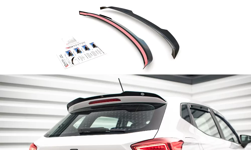 Spoiler CAP Für Seat Ibiza FR/ Standard Mk5 Schwarz Hochglanz