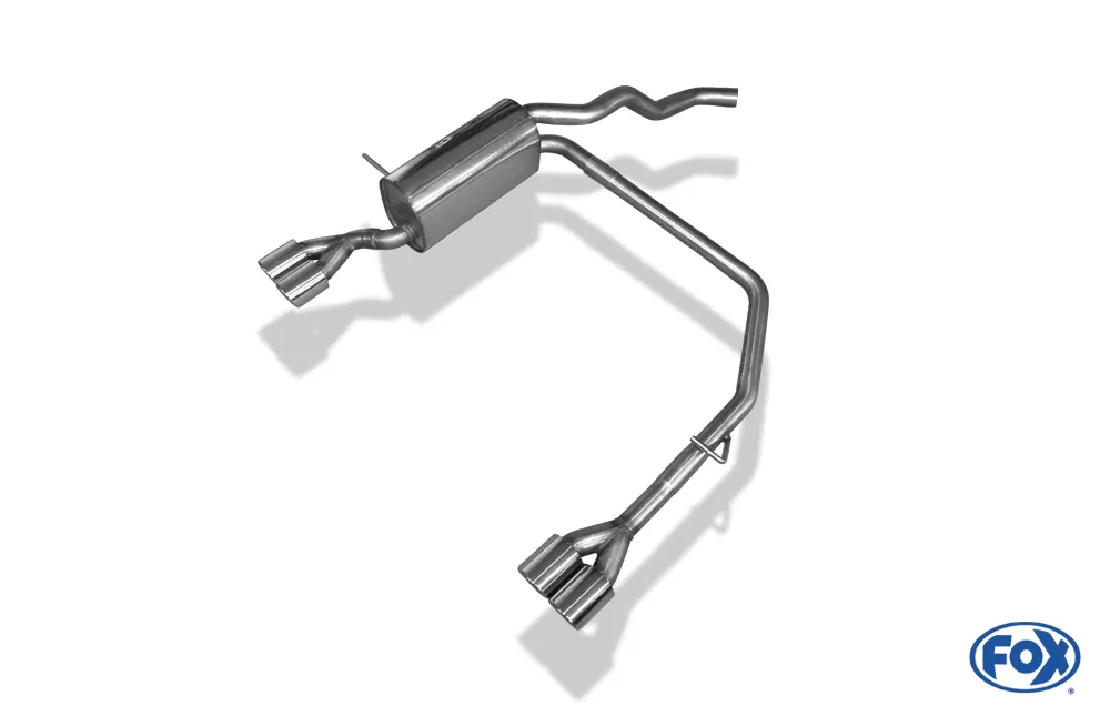 Renault Captur  Endschalldämpfer Ausgang rechts/links - 2x76 Typ 16 rechts/links