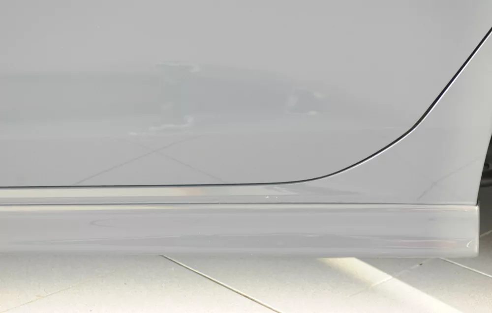 Rieger Seitenschweller links  (XS) matt schwarz für VW Golf 8 GTI 5-tür. 08.20-03.24 (bis Facelift)