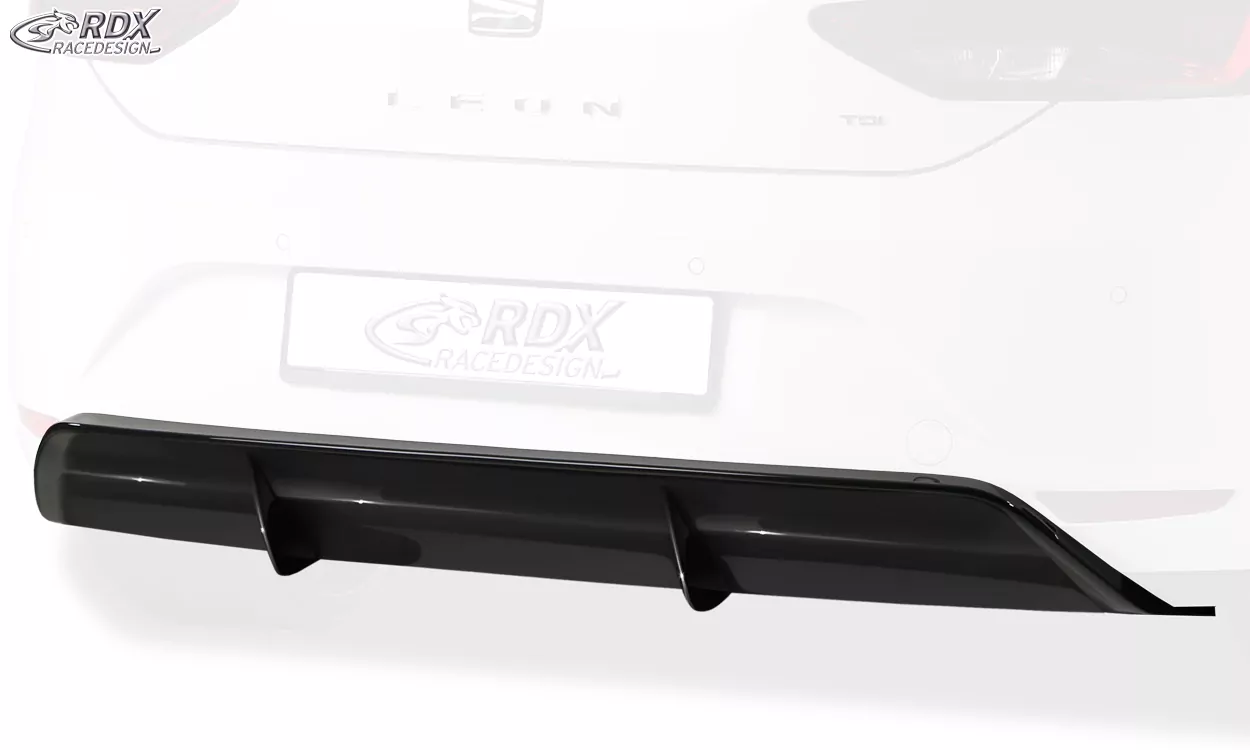 RDX Heckansatz für SEAT Leon 5F / Leon 5F SC Diffusor Heckblende Heckdiffusor