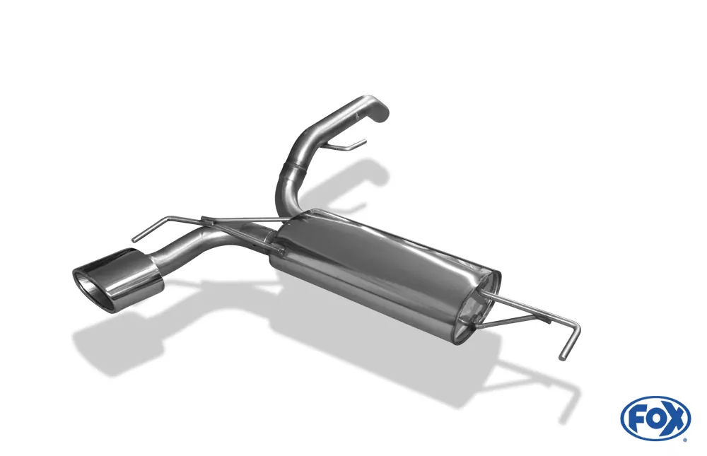 Opel Adam S  Endschalldämpfer quer Ausgang links - 140x90 Typ 44 links