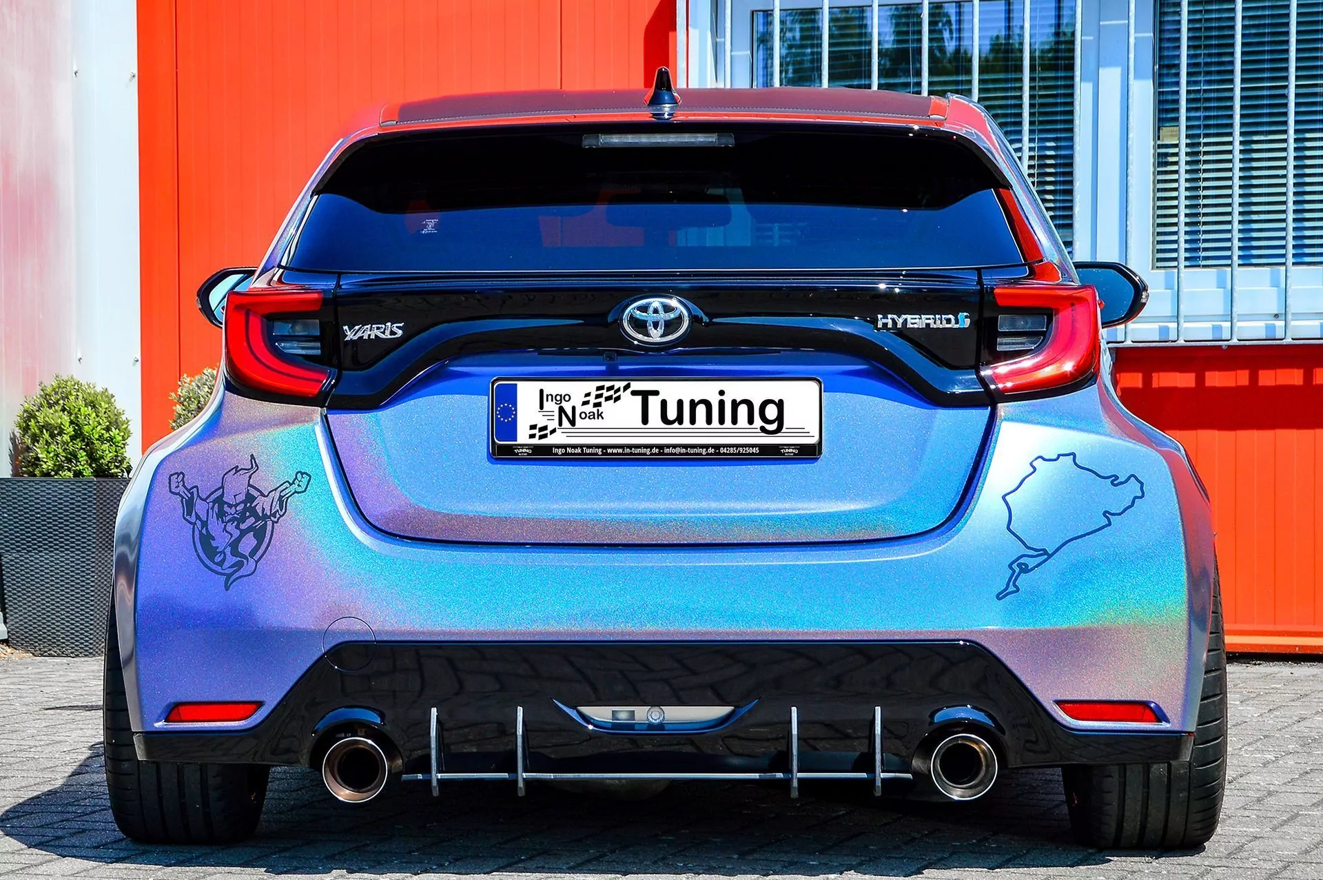 Racing Heckansatz für Toyota Yaris GR