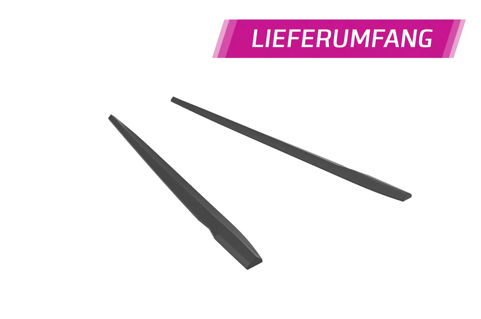 Seitenschweller für Ford Focus MK4 ST / ST-Line SS580 Schwarz Strukturiert