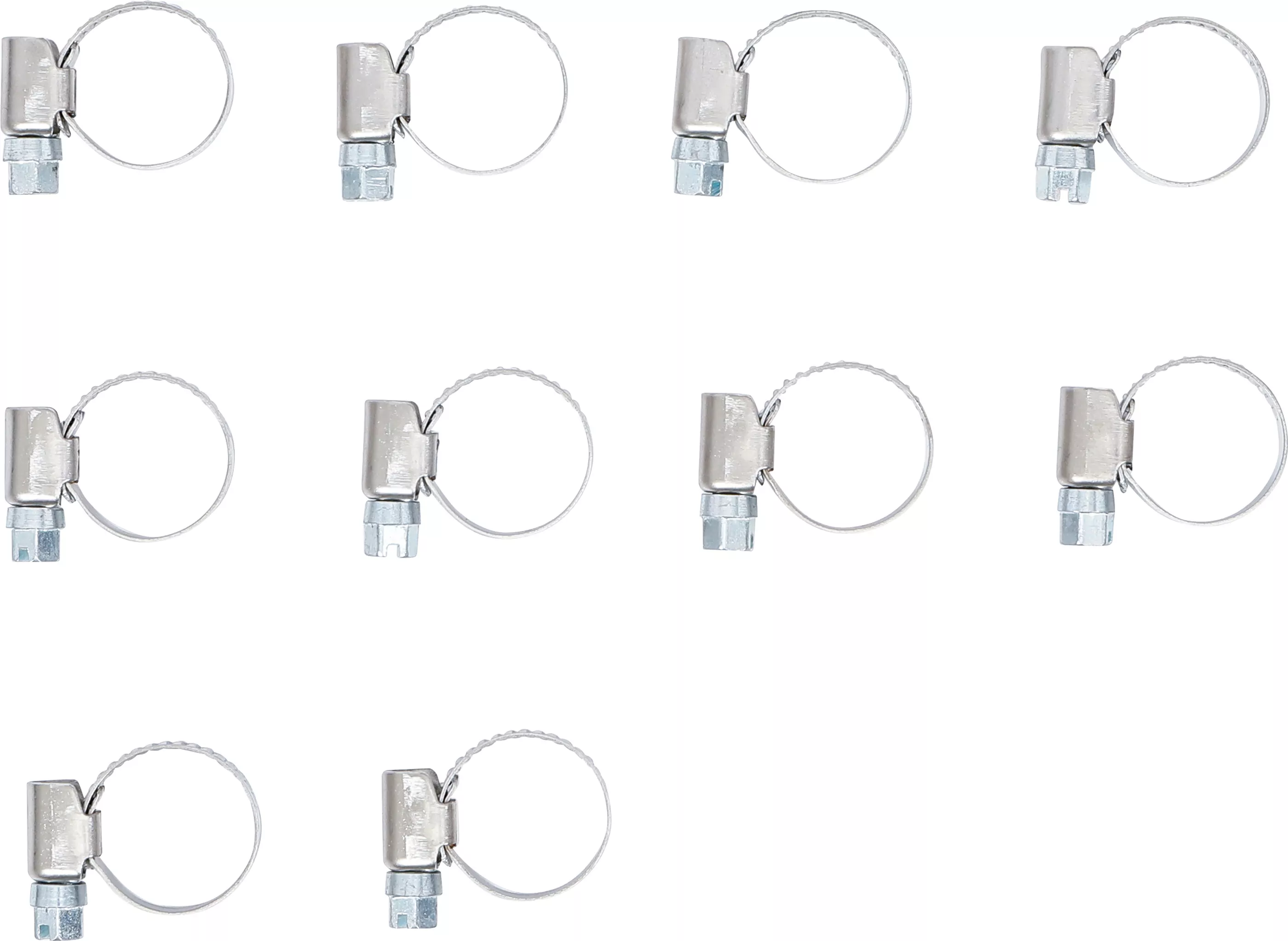 Schlauchklemmen | rostfrei | 12 x 20 mm | 10-tlg.