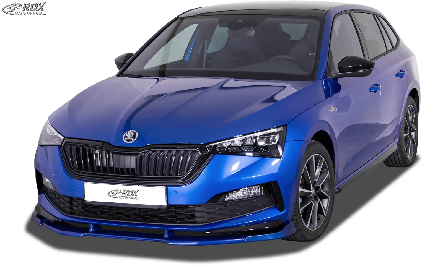 RDX Frontspoiler VARIO-X für SKODA Scala (NW) 2018+ Frontlippe Front Ansatz Vorne Spoilerlippe