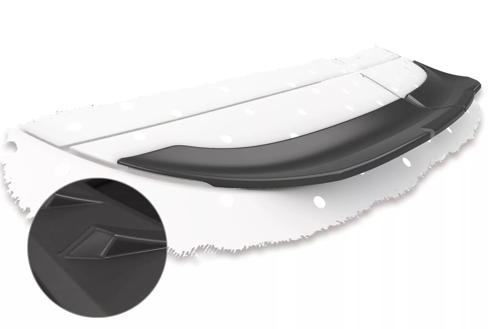 Heckflügel für Porsche Panamera 970 GTS, Turbo, Turbo S HF740-L Lackierfreundlich