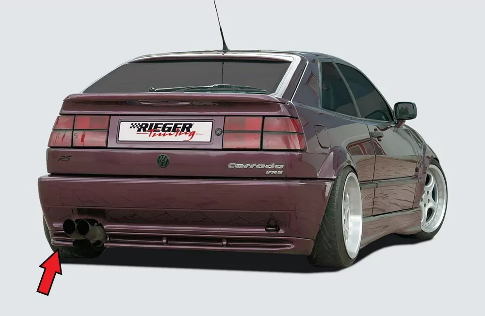 Rieger Heckansatz für VW Corrado (53I) | Coupé 88-95 -> kurzes Teil