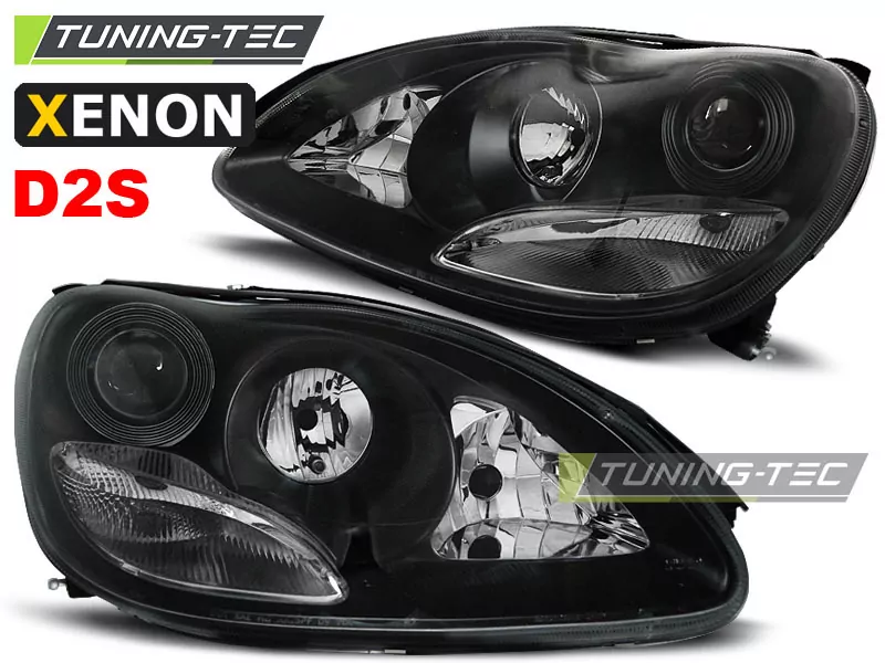 Xenon Headlights Black Fits Mercedes W220 S-Klasse 10.02-05.05