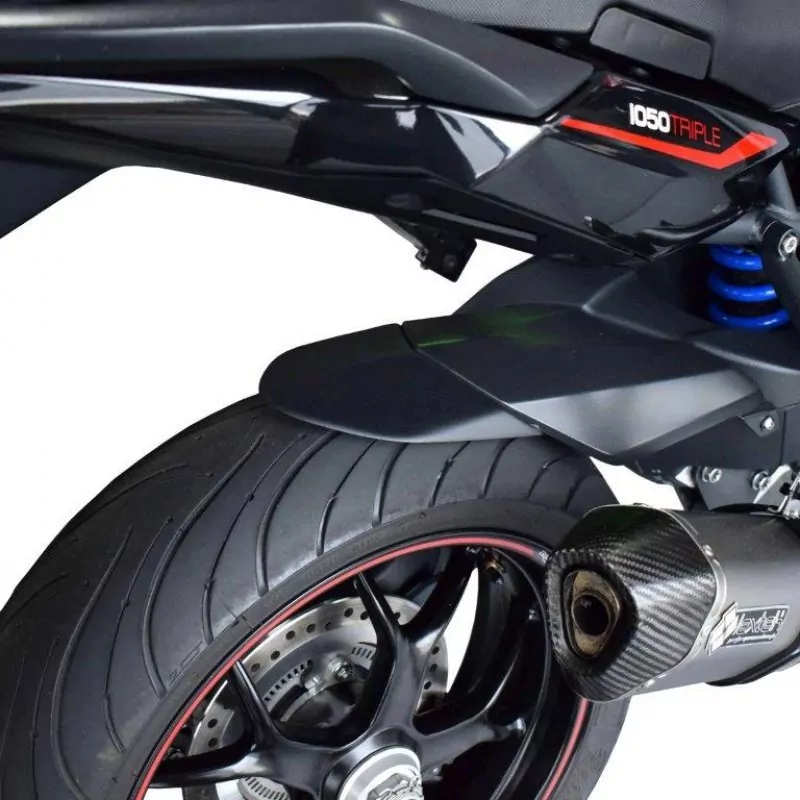 Pyramid Hinterradabdeckung Verlängerung Schwarz Matt Triumph Tiger 1050 Sport 2013-