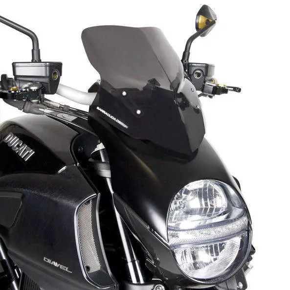 Barracuda Windschild Aerosport Plexiglas für Ducati Diavel 2010-2013