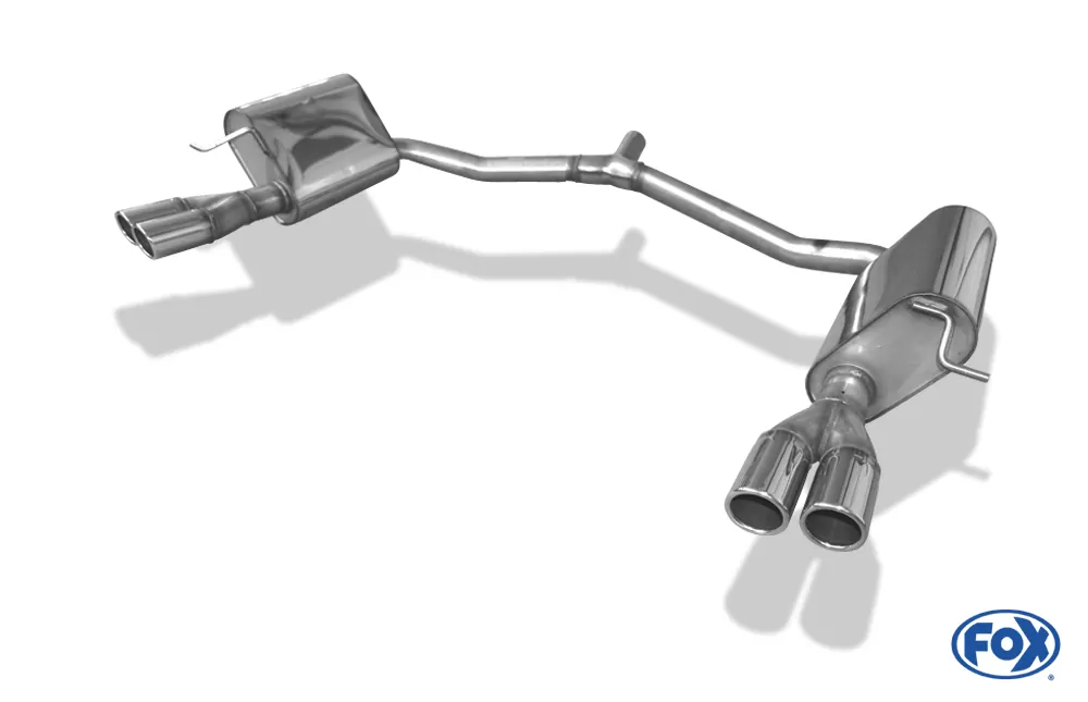 Mercedes E-Klasse W212- 4 Zylinder  Endschalldämpfer rechts/links  - 2x70 Typ 16 rechts/links