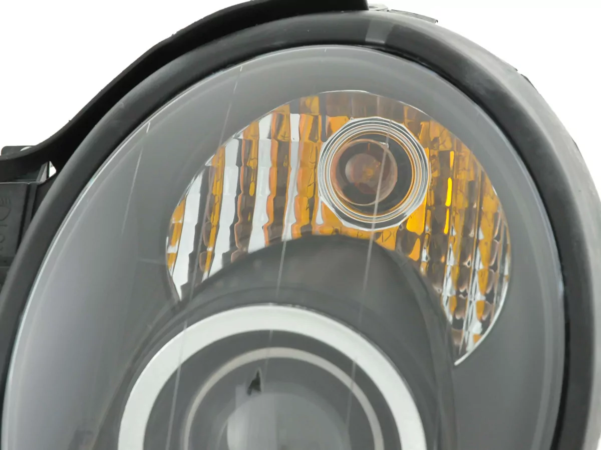 Scheinwerfer Set Mercedes CLK Typ W208 Bj. 98-02 schwarz