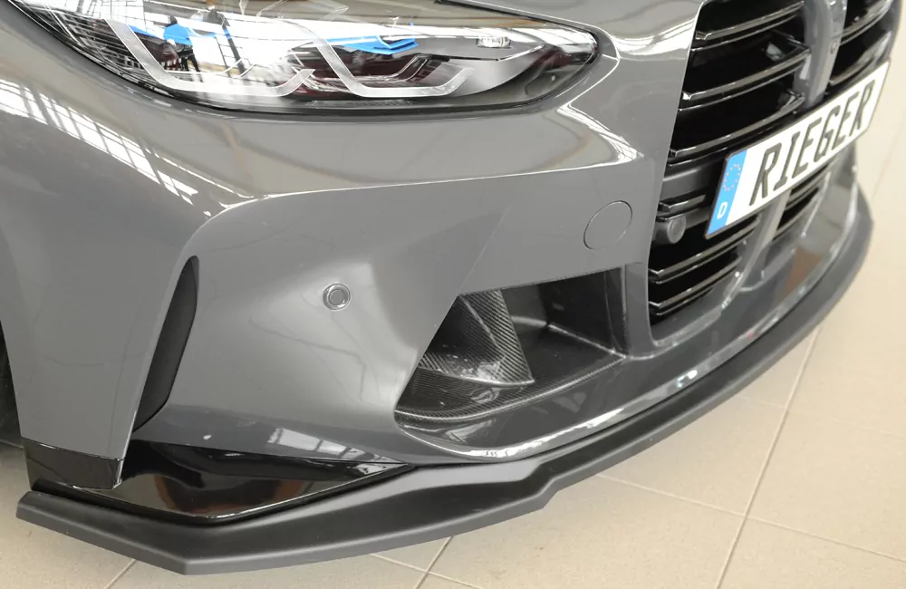 Rieger Spoilerschwert matt schwarz für BMW 4er G83 M4 (G234M) Cabrio 06.21-