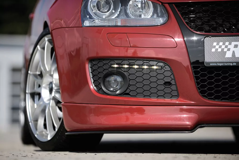 LED Tagfahrleuchtensatz Slim-Line  dunkel für Audi A4 (8H) Cabrio  mit Steuergerät incl. Kabelbaum