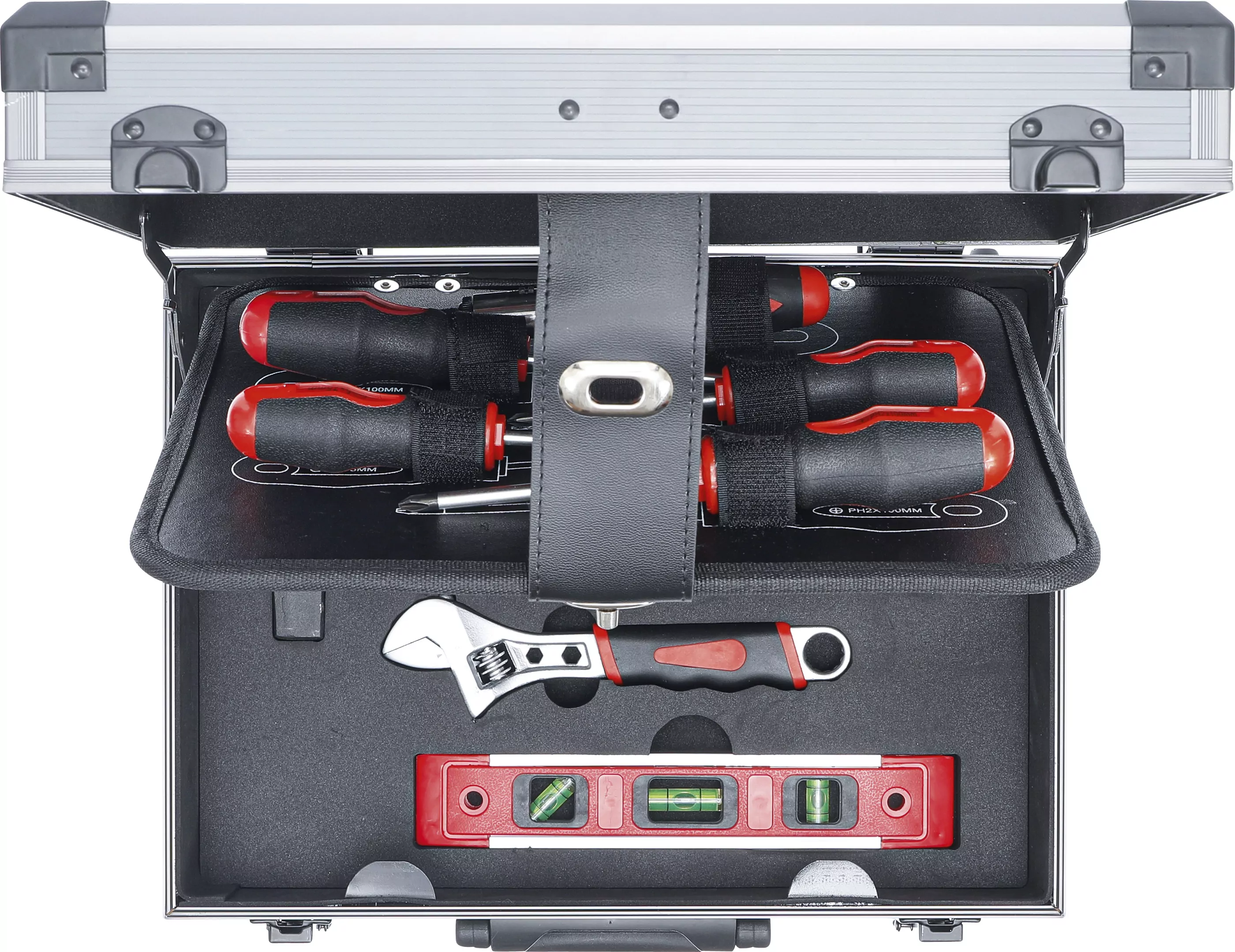 Werkzeug-Satz im Alukoffer | mit 66 Werkzeugen