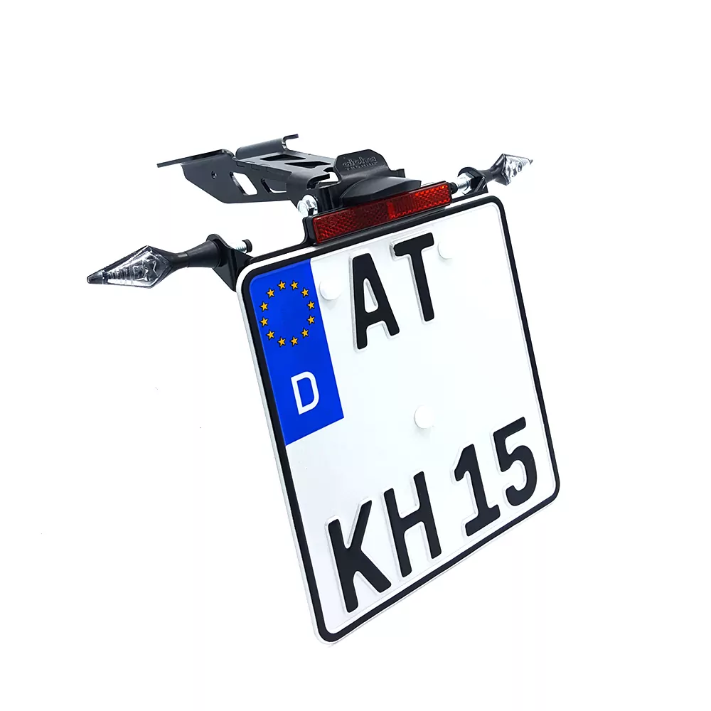 alpha Technik Kennzeichenhalter für Yamaha MT125 Typ RE39 RE40 ab Modelljahr 2020-