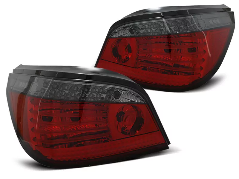 Led Tail Lights Red Smoke Seq Fits Bmw E60 Lci 03.07-12.09  