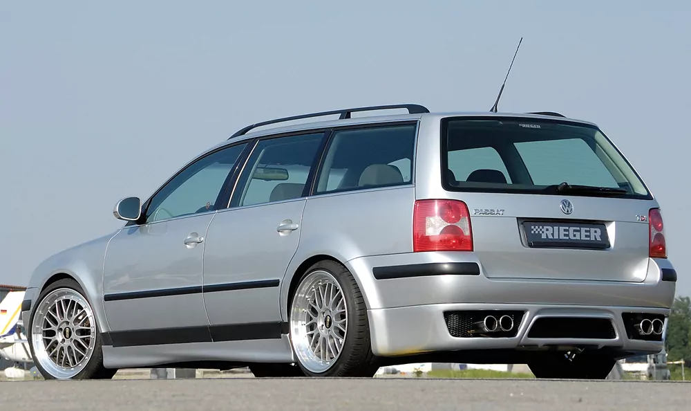 Rieger Heckansatz für VW Passat (3BG) - Variant  -> nur Variant carbon optik