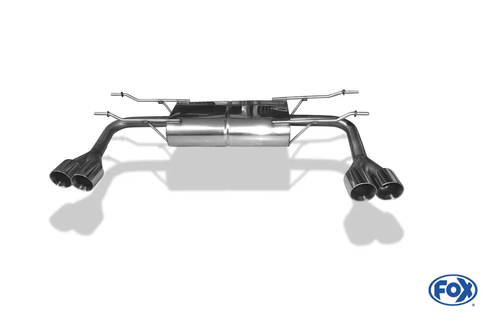 Fiat 124 Spider Abarth Endrohre rechts/links - 2x100 Typ 25 rechts/links passend an den originalen Endschalldämpfer