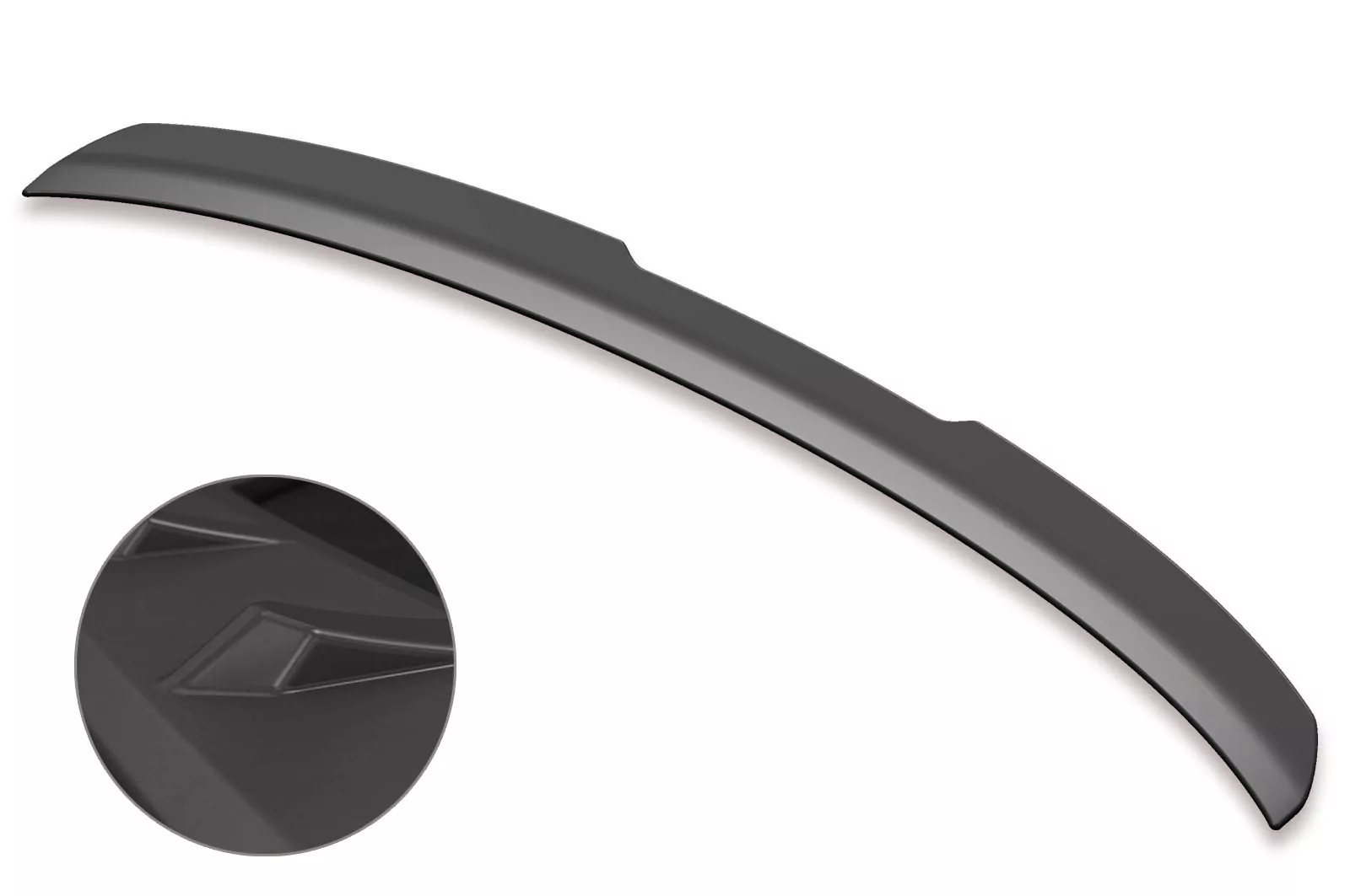 Heckflügel mit ABE für VW T-Roc (Typ A1) Lackierfreundlich (schwarz matt)