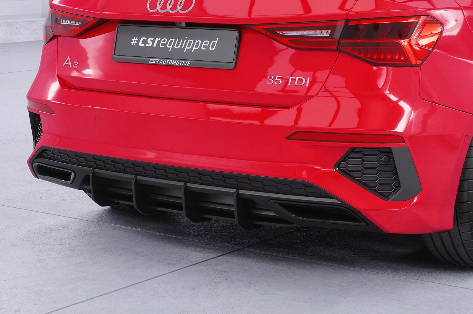 Racing Diffusor / Heckansatz für Audi A3 8Y S-Line HA327