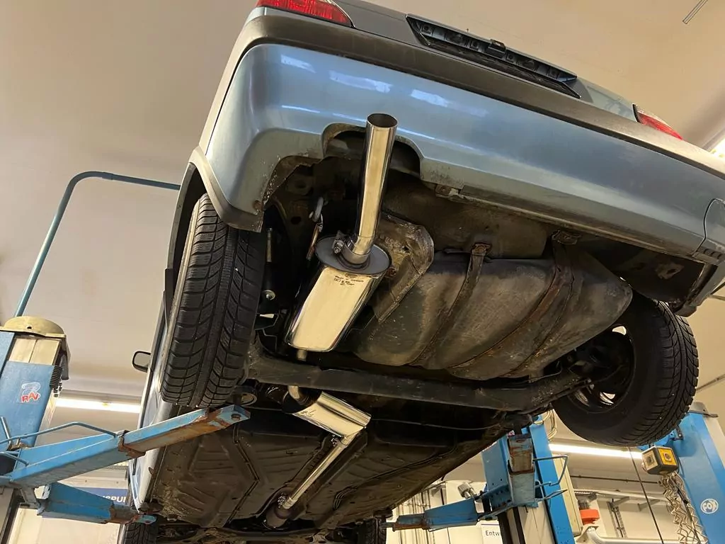 VW Golf II Typ 19E  Endschalldämpfer - 1x63 Typ 10